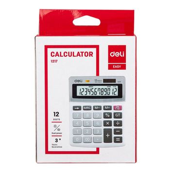 [E1217] Calculadora Deli Easy 1217 12 Digitos