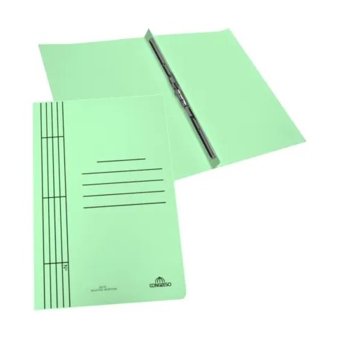 CARPETA OFICIO,BROCHE VELOZ MANILA 170 G/M CONGRESO VERDE