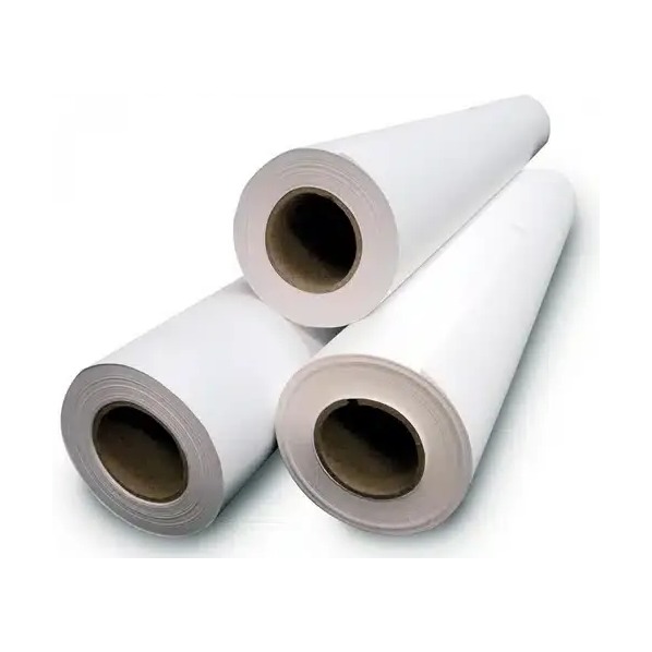 [SAV10-B-8MIC-107X50MT] Vinilo autoadhesivo blanco para impresión de 1,07 mt de ancho glossy/pure white C2 - 80 Micrones PVC con 120grs release paper base blanca - rollo 50 mtrs en caja (Total 53,5 m2) - Global