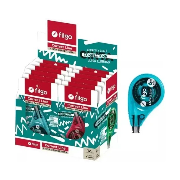 CORRECTOR CINTA FILGO 6 METROS