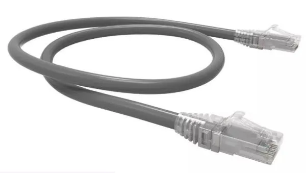 Cable de Red CAT5E 1.2MT Gris