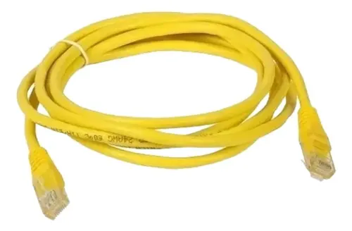 Cable de Red cat 5e 1,5mt multilan Amarillo