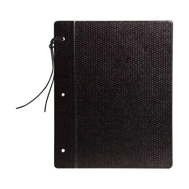 CARPETA DOS TAPAS N°3 NEGRA LUMA